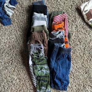 Lot of 0-3 months pants. Carters, Nike